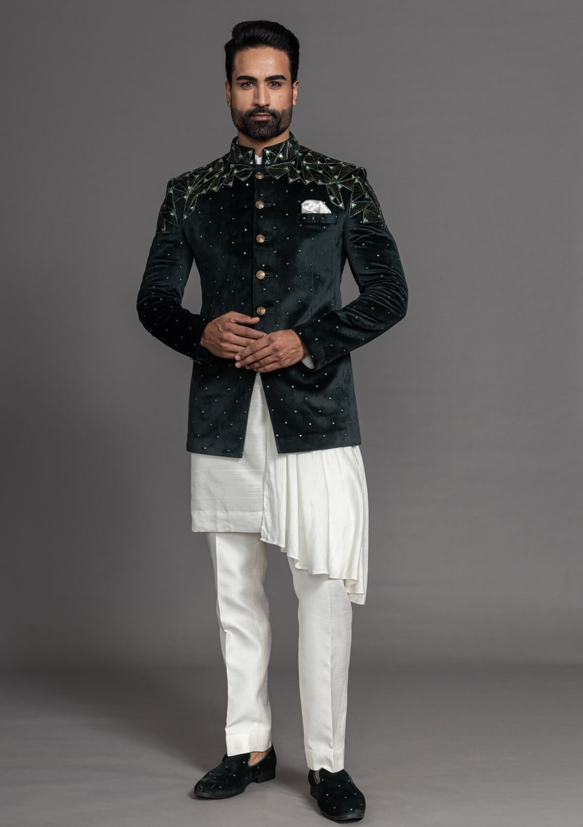 Bandhgala ensemble for a classic look